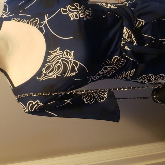 Tiffany and Gray Womans Dress Midi Sz sm - Picture 2 of 6